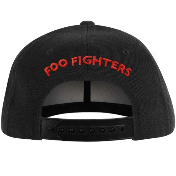 Foo Fighters Embroidered Red & Black Logo Hat - Picture 3 of 3